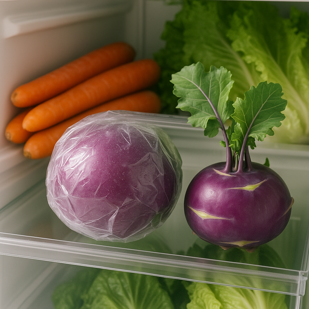 오랜 보관 랩싸서 - kohlrabi guide